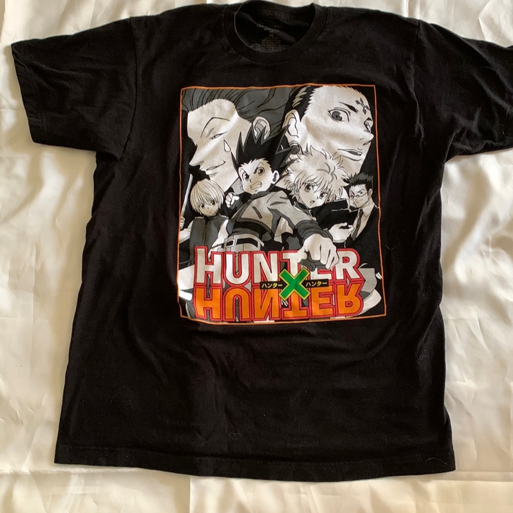 Hunter X, Hunter Group Anime T-shirt, size large